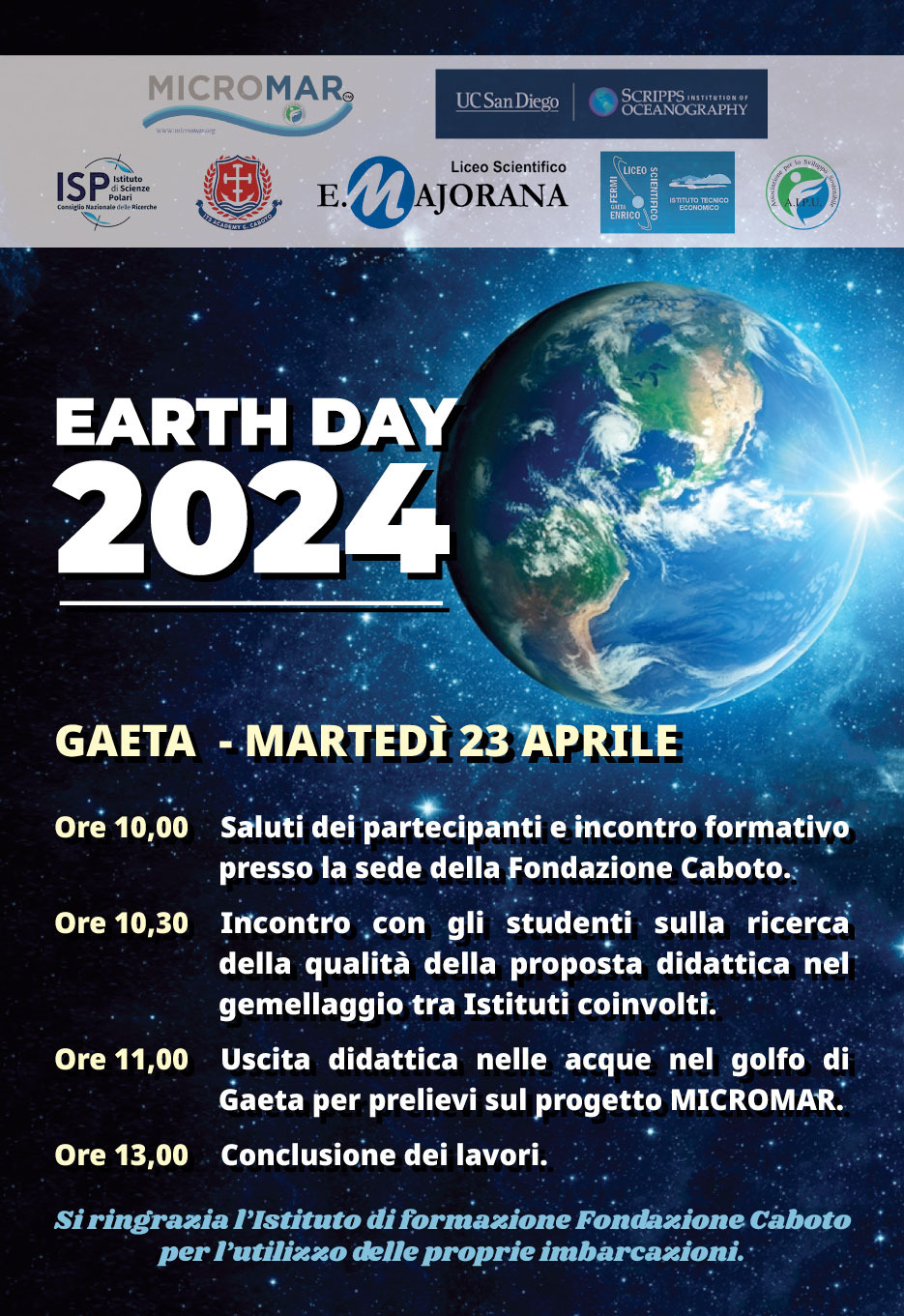 Earth Day is celebrated in Gaeta